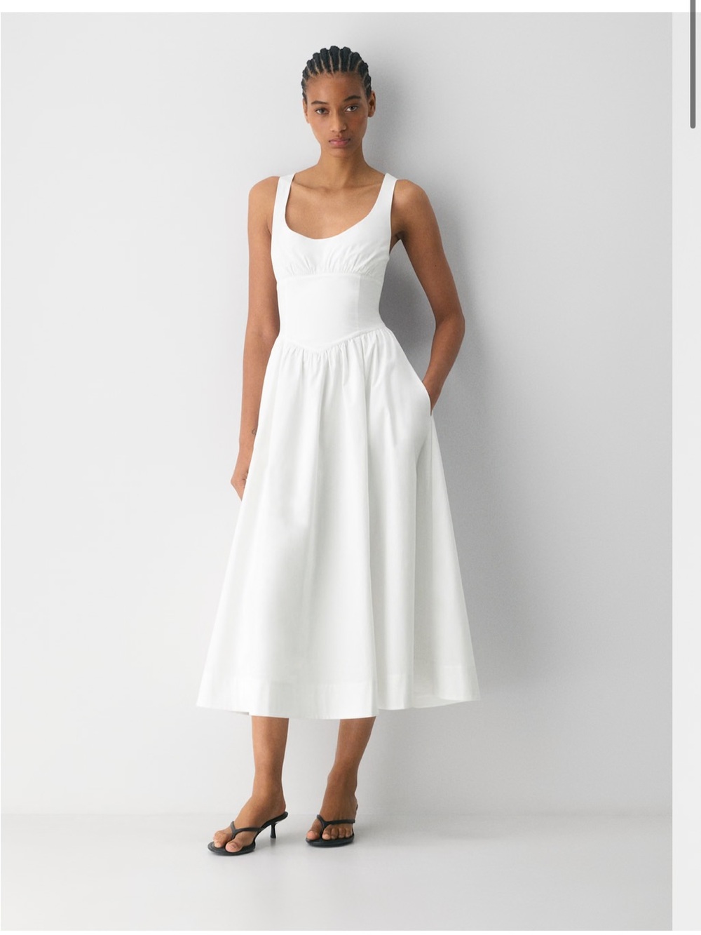 Wilfred Bergamot Poplin Dress